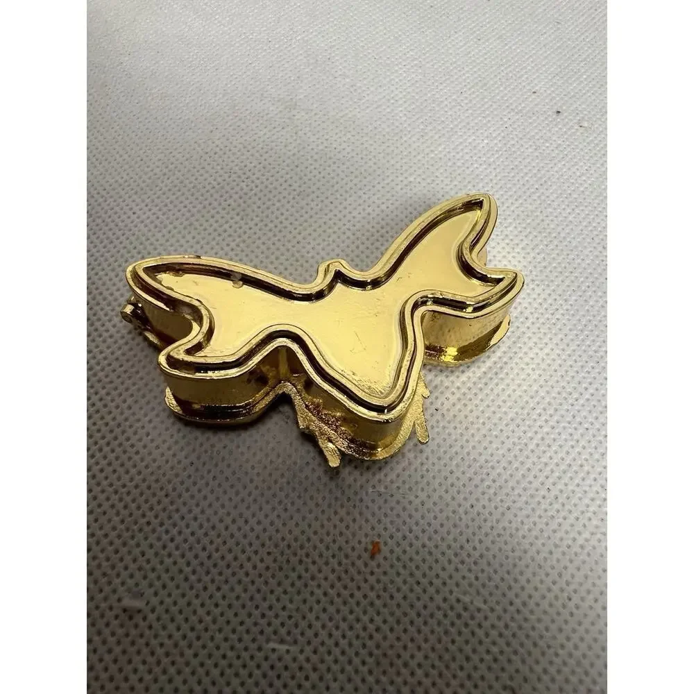 Bumble Bee Rhinestones Enameled Gold Trim Jewelry Trinket Box 2 3/4”